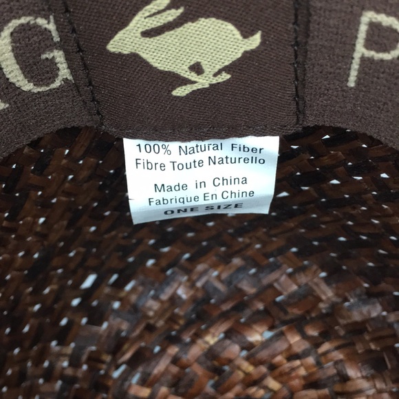 Peter Grimm Brown Straw Studded Cowboy Hat Festival Western Country Concert - Picture 8 of 16